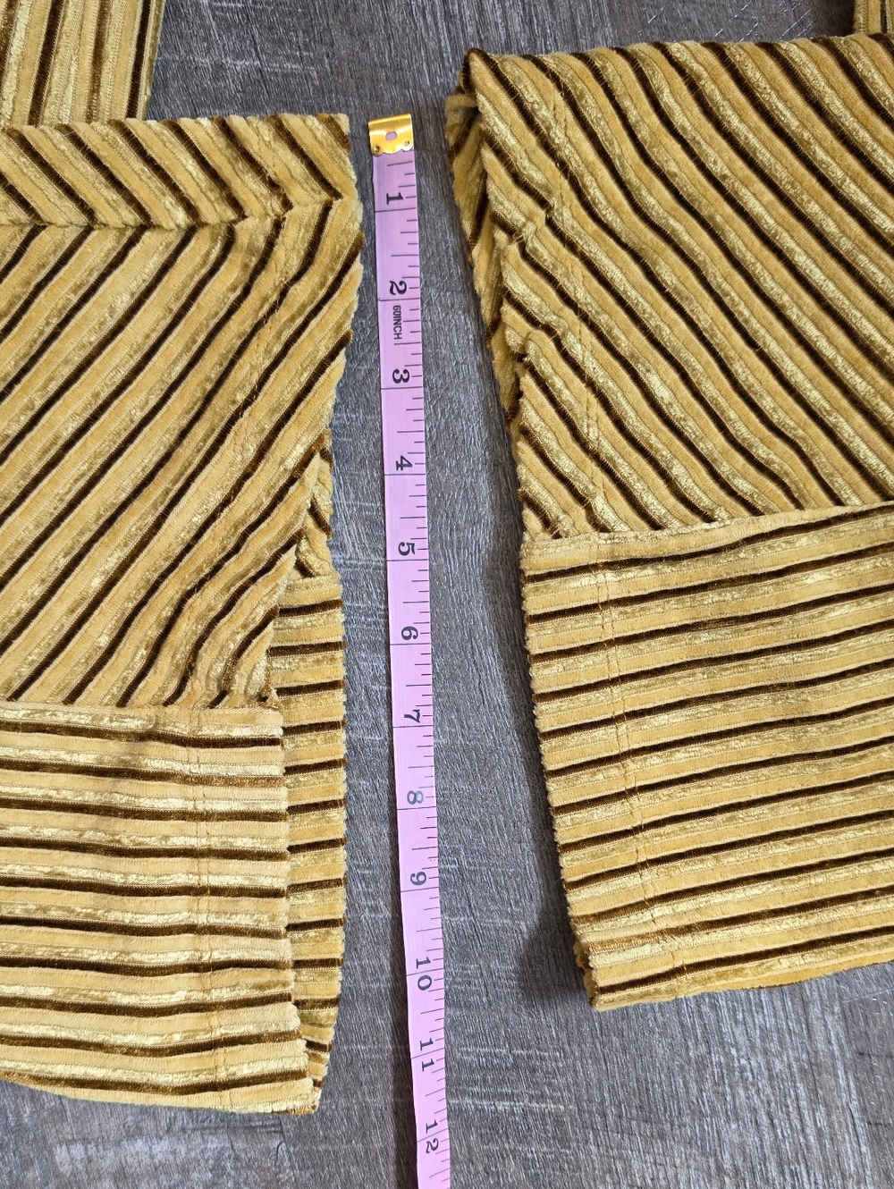 Free People Penny Pull On Velvet Ribbed Flare Pants Womens M Mustard Retro Stret - Picture 12 of 13